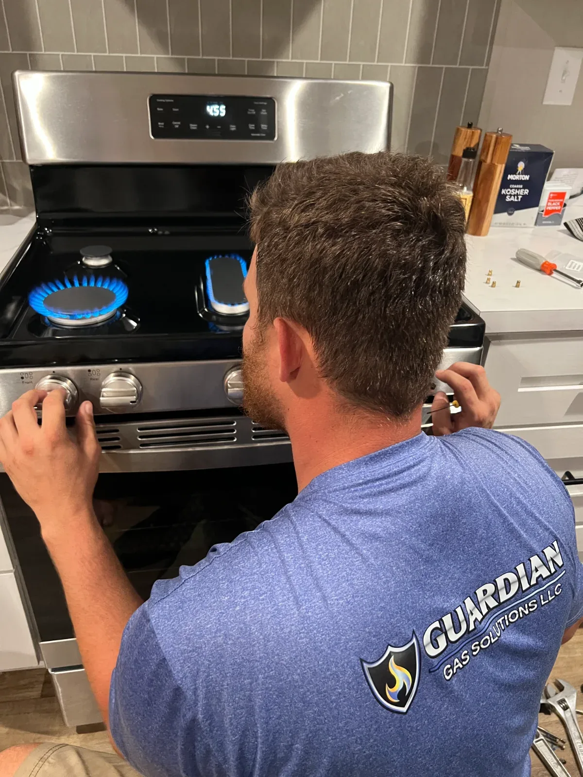 Guardian Gas Solutions Gas Range Installation  in Williston FL.webp